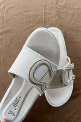 MILLI SHOES - Casual Slides - White